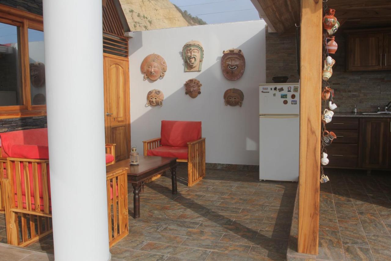 El Ocaso Oceanfront Apartment Canoa Extérieur photo