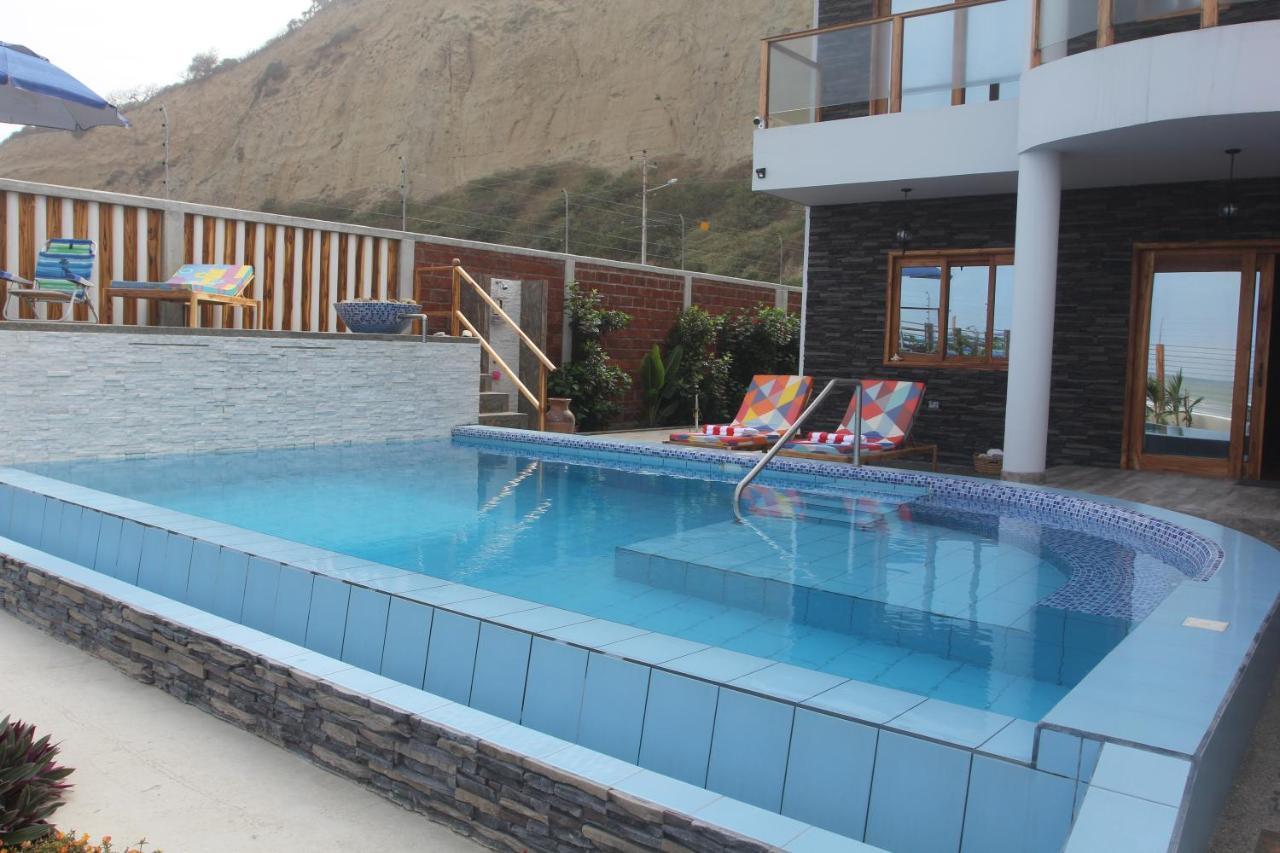 El Ocaso Oceanfront Apartment Canoa Extérieur photo